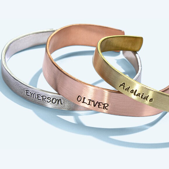 Week of Jewelry Making: Hand-Stamped Personalized Metal Bracelets & Rings with ImpressArt®